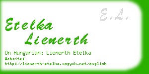 etelka lienerth business card